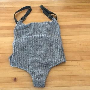 Blue Life Buckle Swim Suit